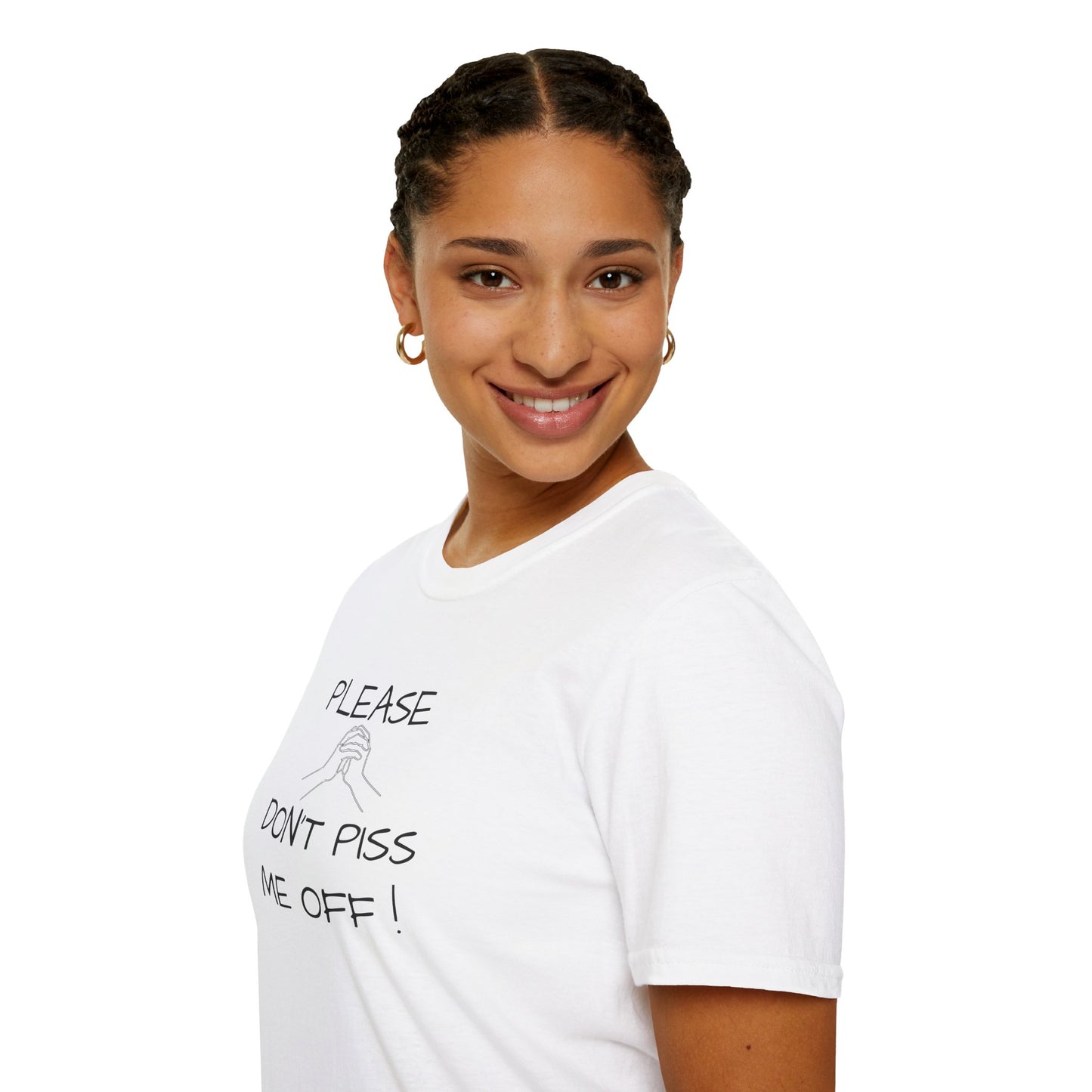 "Please Don't Piss Me Off" Unisex Softstyle T-Shirt